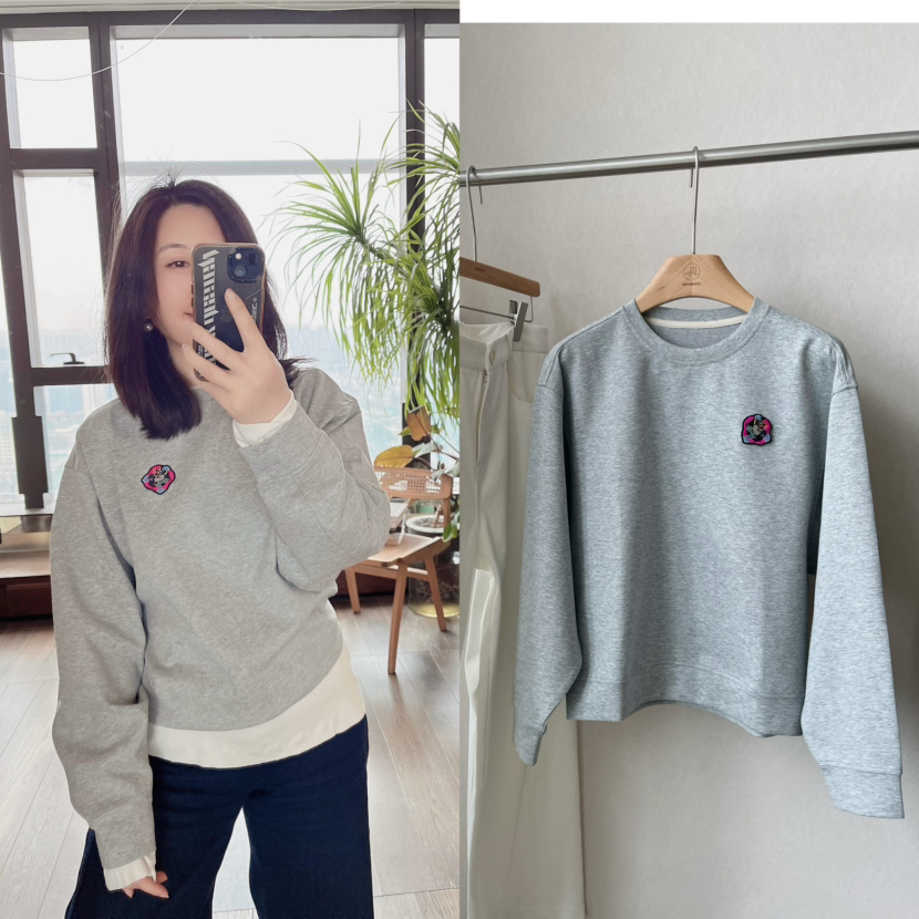 高级灰体验款卫衣“只为体验”