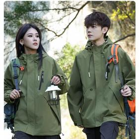 【夹克风衣外套男女同款】户外防水防风登山骑行防雨冲风衣夹克ph