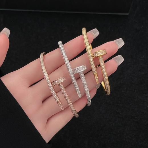 卡地亚 满钻钉子手镯（XTY） 商品图0