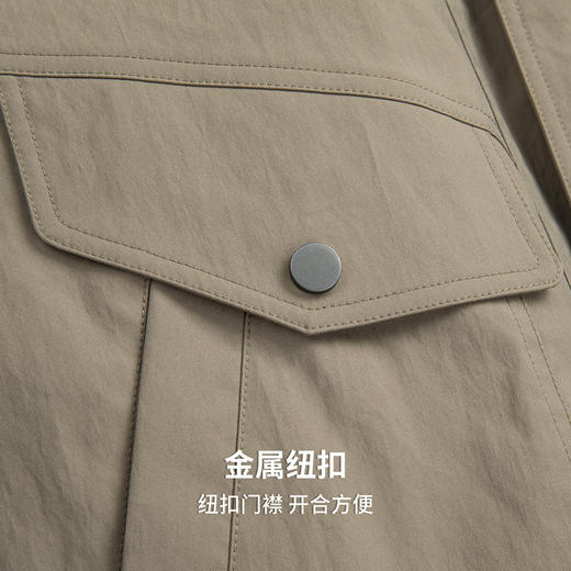 【易打理】圣得西休闲夹克外套男士2026新款春季显瘦百搭日常上衣 商品图6