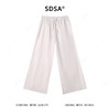 SDSA男装2026新款高贵轻奢简约抽绳休闲裤垂坠感宽松通勤休闲裤子 商品缩略图0
