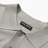 MODE COMMUTER | MC高捻混纺纱线休闲满幅logo提花POLO短袖线衫 商品缩略图2