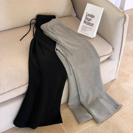 【奢姿好物】软到骨子里！【骆柒柒-Lu感天丝棉空气瘦瘦喇叭裤】触感如云般轻柔细腻，天丝莱赛尔成分吸湿透气强，翘臀提拉腰线利落又立体，微喇叭裤型显身材不紧绷 超显瘦！ 商品图5