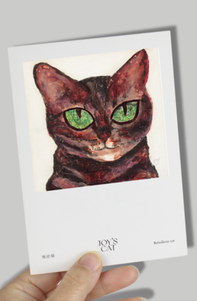 喵内明信片 叛逆猫bj