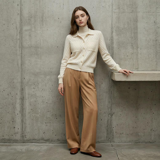 PALUOPO/PLT恤领女开衫E21877-C/约重290g帕罗 商品图3