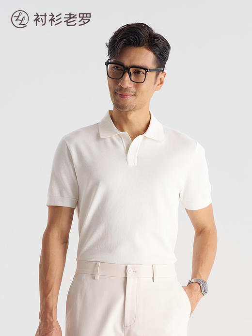 【大师35号】纯色海鸥领短袖polo衫265D7P943S[门店专款] 商品图3