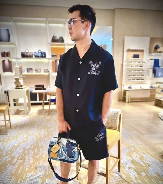 驴家25ss桑蚕丝花朵缎面印花短裤（DY） 商品图1