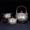 子佩集S990银【君子爱莲】提梁壶小茶壶公道杯摆件茶具套装【HY001】【HY002】【HY003】原创作品2311 商品缩略图0