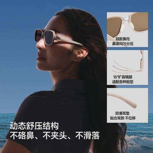 【蕉下小方框折叠墨镜】UV400 强效防晒 折叠便携超轻上镜 显脸小不挑脸型（多色可选） 商品图3
