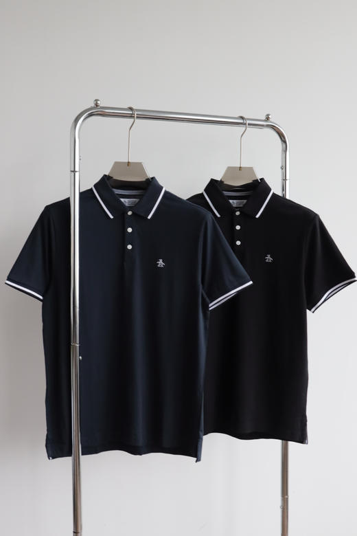 小起鹅 元单 丝光撞色翻领短袖POLO衫  TX588 商品图3