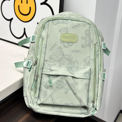 甜酷小熊风 初高中生大容量双肩包 SS609 5色可选 商品图5