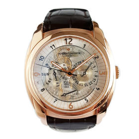 【95新】VACHERON CONSTANTIN 江诗丹顿85050/000R自动机械日期显示、星期显示、动储显示41*50.5（男款）奎德利系列18k玫瑰金230226NJS23