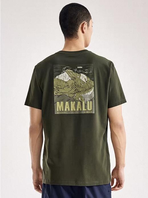 点此购买 凯乐石春夏季男女款马卡鲁峰印花户外机能短袖T恤 tuo 341380 商品图5