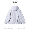 SDSA男士秋冬新款痞帅男装潮牌褶皱纯色拉链立领连帽夹克外套百搭 商品缩略图4