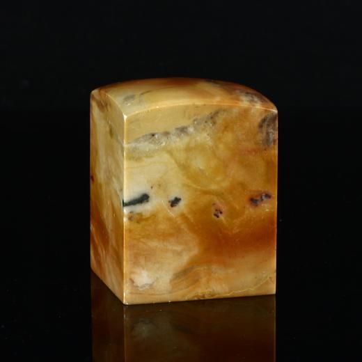 孤品17895精品昌化石红花大方章投稿比赛参展5.3*5.3*7.0cm 商品图2