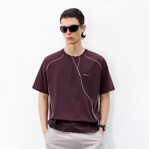 714street弧线圆领短袖T恤 商品图1