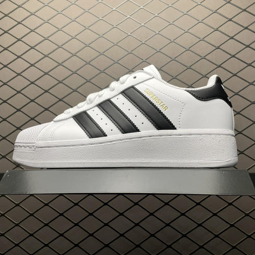 春季特惠💰360 AD 阿迪 Superstar XLG 金标 贝壳头厚底款低帮休闲板鞋 商品图0