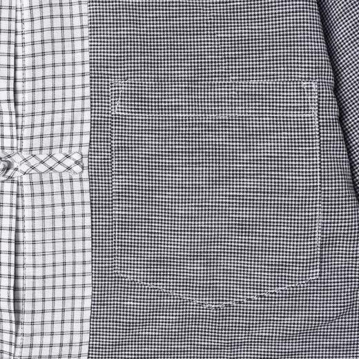 2638SDSA男装2026新款高贵轻奢小众设计感拼接格纹衬衫新中式盘扣百搭 商品图3