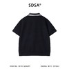 SDSA男装2026新款日系复古肌理Polo重磅撞色领宽松短袖休闲上衣 商品缩略图4