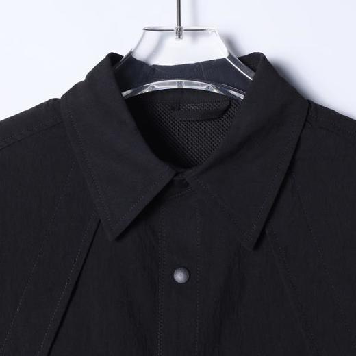 SDSA男装2026新款高贵轻奢设计感衬衫宽松不规则下摆长袖衬衣百搭 商品图1