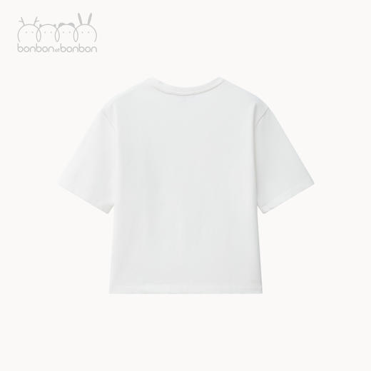 棕榈树刺绣撞色T恤 商品图4