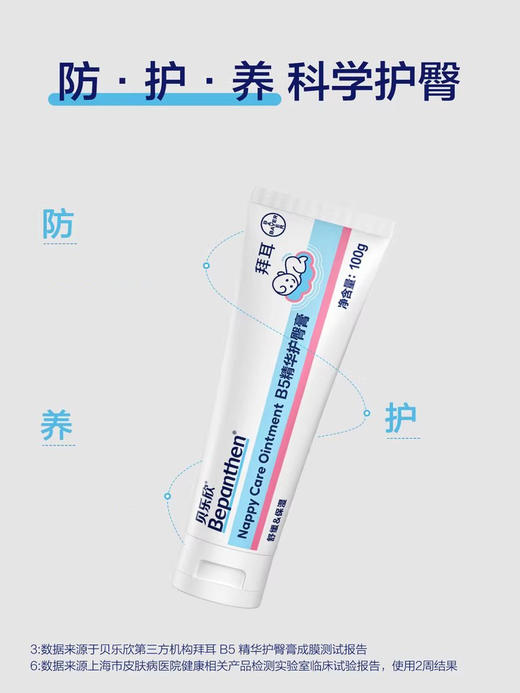 拜耳bepanthen 贝乐欣护臀膏 新生婴儿防红屁股 商品图2