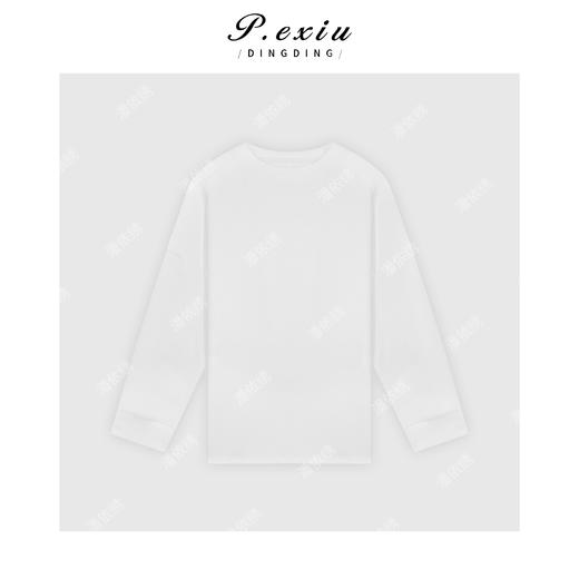 03-2潘依绣丁丁宠粉简约百搭圆领落肩打底T恤 Q45048 商品图0