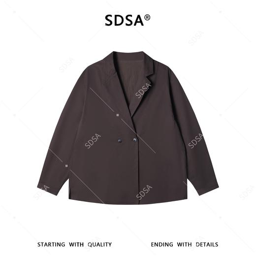 26Y559SDSA男装2026新款高贵轻奢韩版复古简约百搭纯色西装外套时尚上衣 商品图0