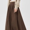 赫本风高腰A字毛呢裙｜面料、版型到颜色，日常百搭又省心 商品缩略图3