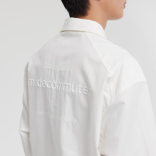 MODE COMMUTER | MC春季柔软清透抗皱绣花休闲长袖衬衫MCF103038A 商品图4