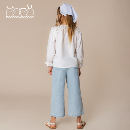 意发白打揽彩色上衣 商品图2