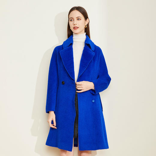 LH9L5斯尔丽双面呢中长大衣 商品图0