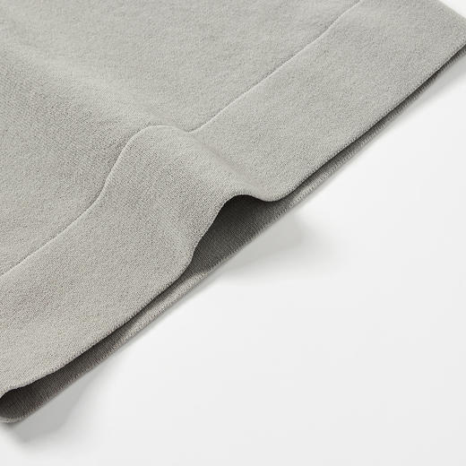 MODE COMMUTER | MC高支凉感弹力纱线闲凉感干爽纱线圆领短袖线衫 商品图4