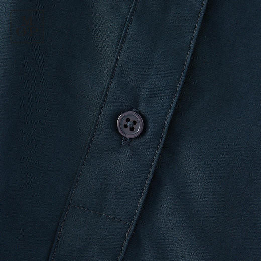 半开襟立领短袖连衣裙 商品图3