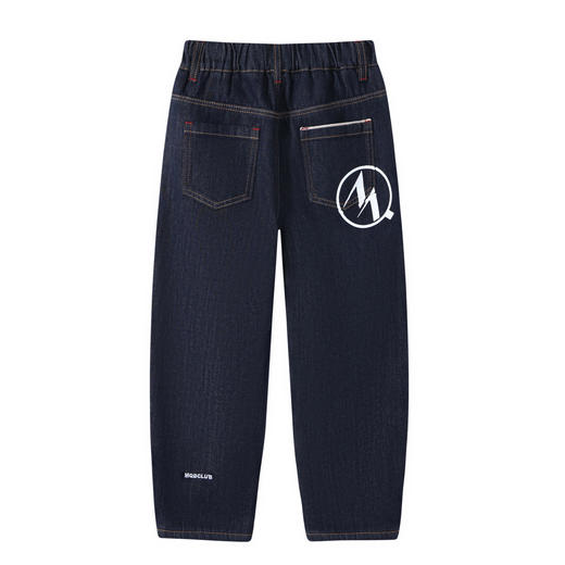 【MQD】童装男大童冬季新款儿童休闲风长裤宽松简约版加绒牛仔裤 商品图1