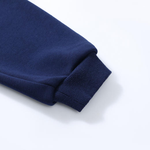 【MQD】童装男大童冬新款儿童学院风字母加绒加厚保暖内搭圆领卫衣 商品图3