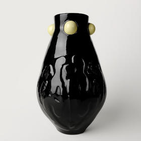 肆楼/「隐士」陶瓷浮雕花瓶