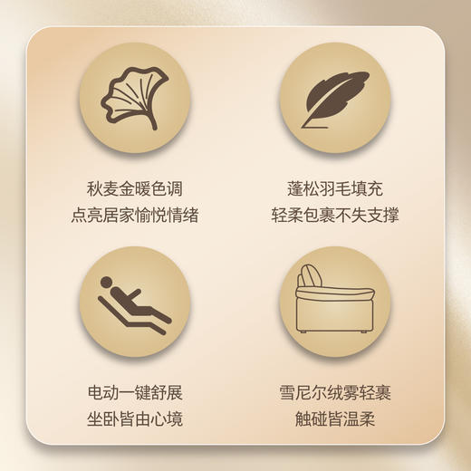 顾家家居整装 现代舒适多巴胺 布艺功能沙发KZ.9070B云麦谣 商品图1