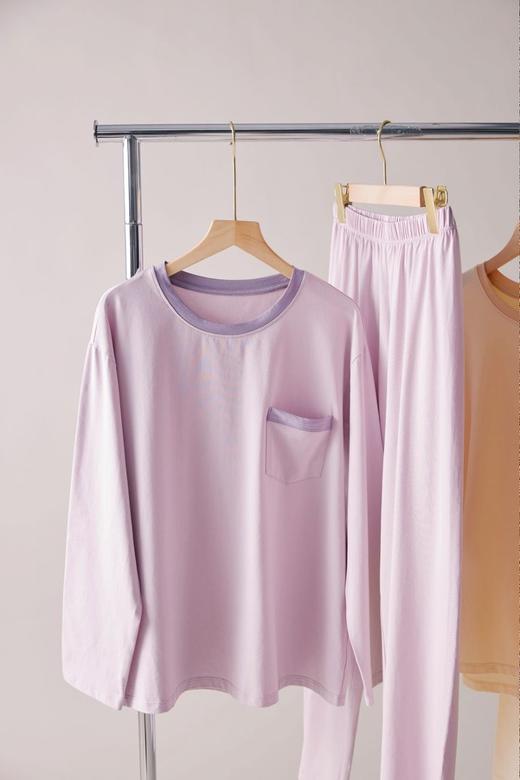 【多妈团购 无印家居风拼色家居服9841】超柔软，穿上都舍不得脱~93.9%棉，吸湿透气，细腻清爽，宽松剪裁，身材包容性绝了-连横 商品图5