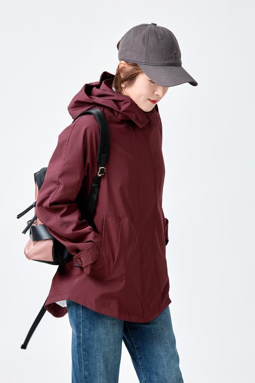 气质连帽风衣外套 商品图0