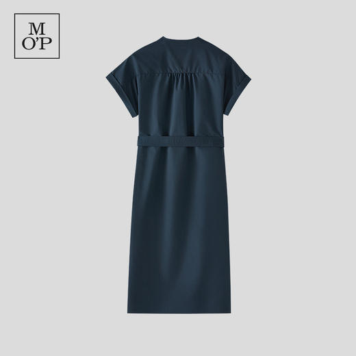 半开襟立领短袖连衣裙 商品图1