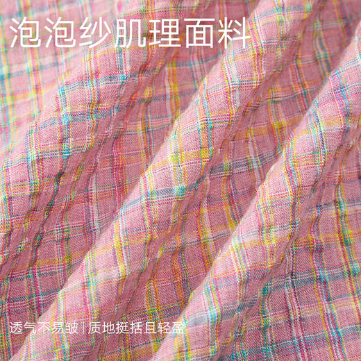 gxgjeans男装  肌理感彩色翻领撞色时尚短袖衬衫宽松外套26夏新品 商品图4