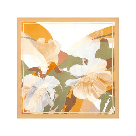 万事利双面印花小方巾-琼枝雅韵 商品图2