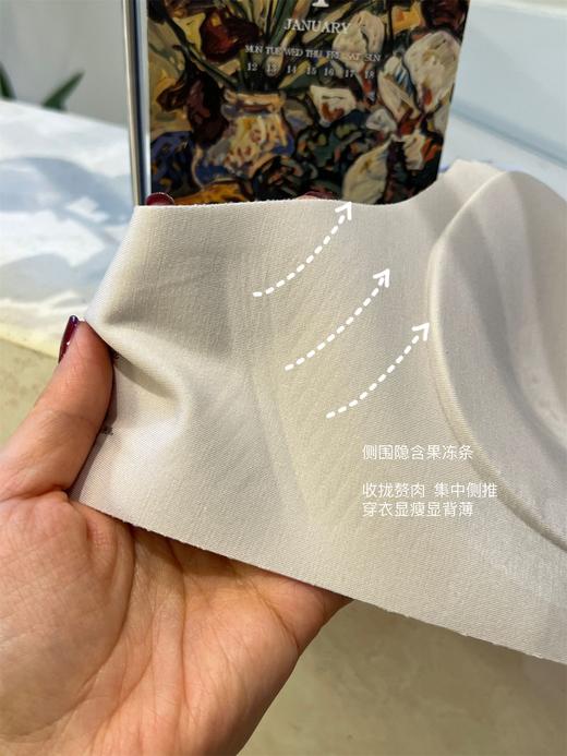 贵气感~缎感提胸安心内衣 无痕收副乳聚拢防下垂提拉塑形调整型文胸 商品图4