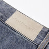 MODE COMMUTER | MC复古蓝灰水洗撞色线迹O型牛仔长裤 商品缩略图4