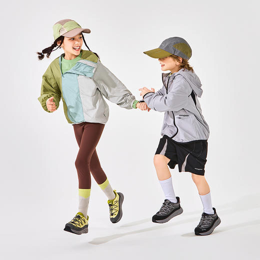 【0压感系列】SMIBU中大童春秋新款撞色轻云户外登山休闲鞋运动鞋Z53KB3406【2603好鞋子】 商品图4