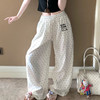 雀说新款睡裤女夏季云朵棉薄款简约休闲可外穿家居长裤遛弯裤 WALC196 商品缩略图2