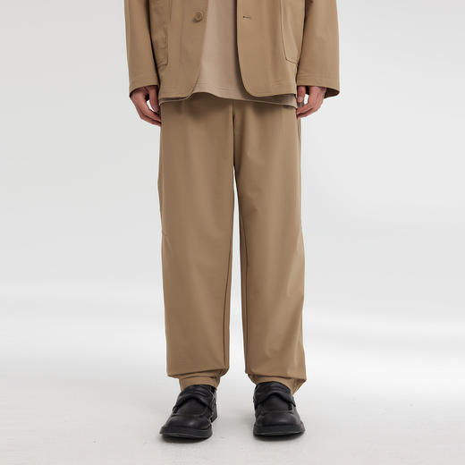 MODE COMMUTER | MC细格纹布防泼水户外直筒梭织长裤MCF102124A 商品图2