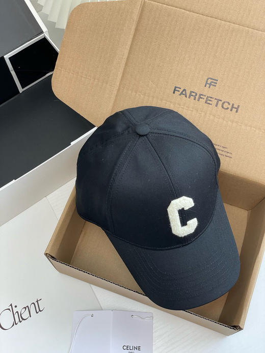 赛琳 c字logo标识棒球帽 商品图6