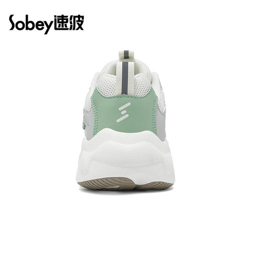 sobey速波超轻复古老爹休闲鞋 | 男女同款、厚底增高+4.5cm、拼接鞋面、舒适透气 商品图4